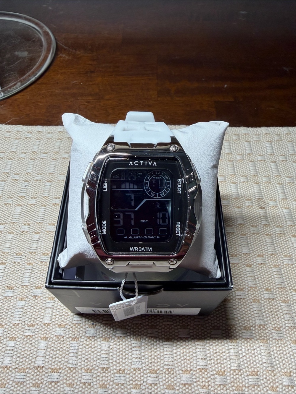 Activa Zalix X Invicta Digital Men’s Watch 46mm White